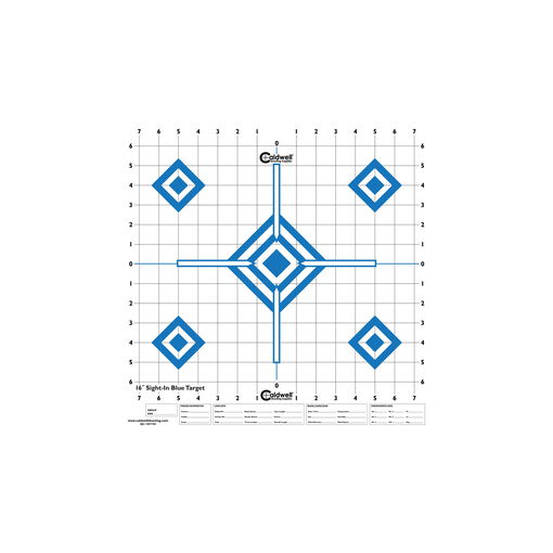 Sight In Target 16" Hi Contrast Blue, 10pk