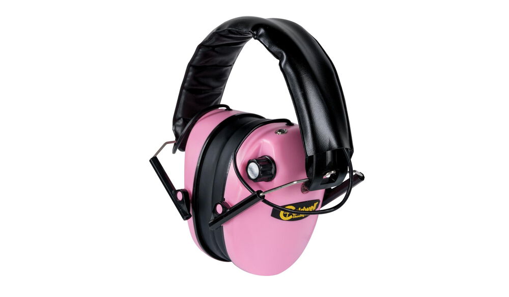 E-Max Low Profile Electronic Hearing Protection - Pink