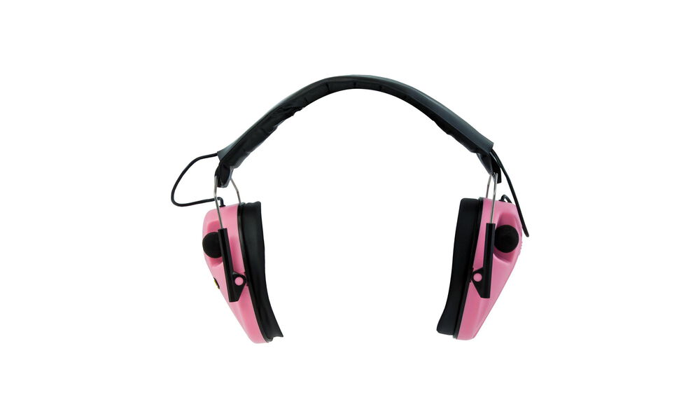 E-Max Low Profile Electronic Hearing Protection - Pink