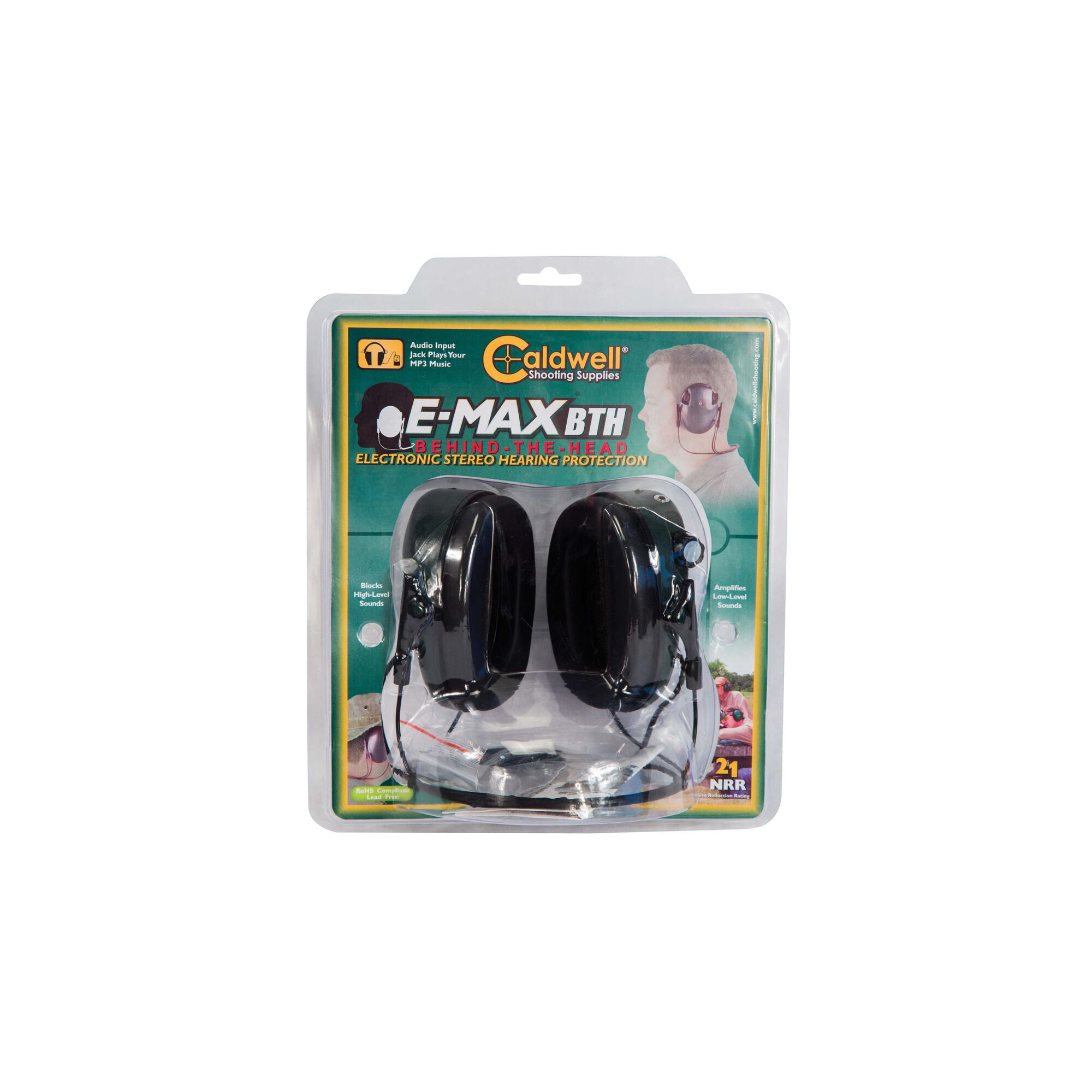 Caldwell E-max Low Profile Behind The Neck Electronic Hearing Protection 487605 for sale online 