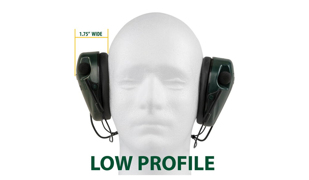 E-Max Low Profile, Behind the Neck Electronic Hearing Protection
