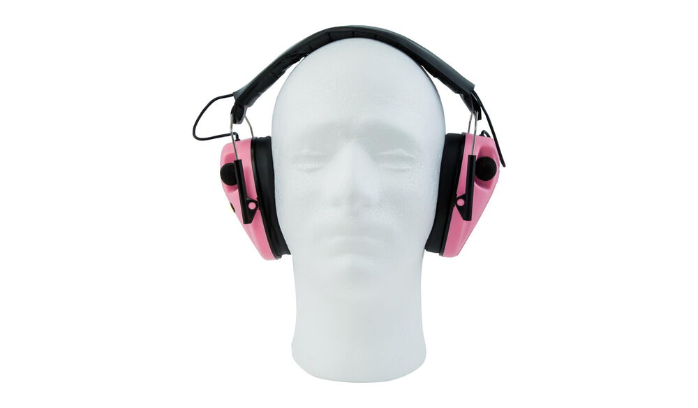 E-Max Low Profile Electronic Hearing Protection - Pink