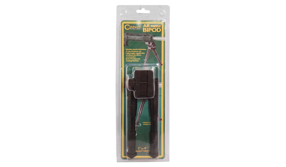 Shooting Bipods, Prone Model - Black