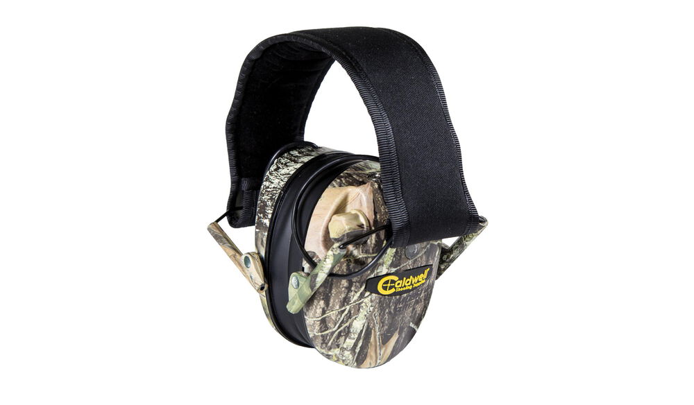 E-Max Low Profile Electronic Hearing Protection - Mossy Oak BU