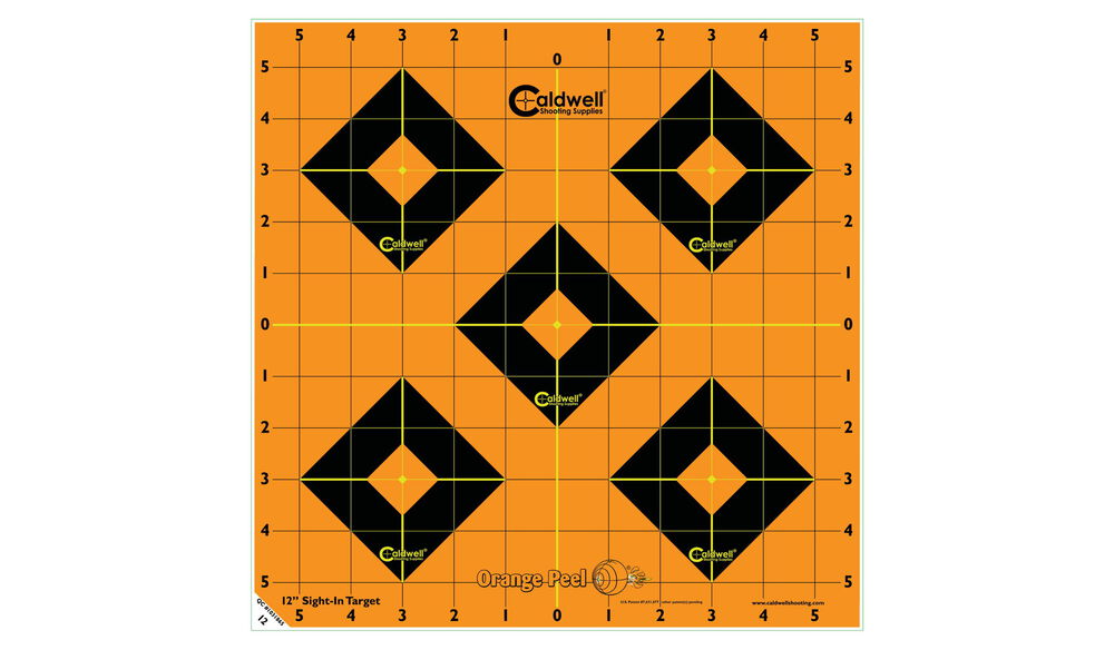 Orange Peel Sight-In Target: 12" 100 sheets