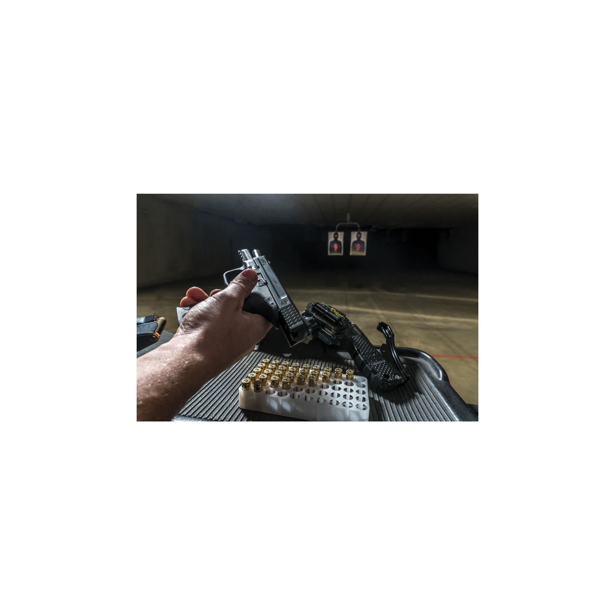 Pistol Magazine Tactical Speed Loader Glock Gun Details about   Speed loader for 9mm ammo &.40 