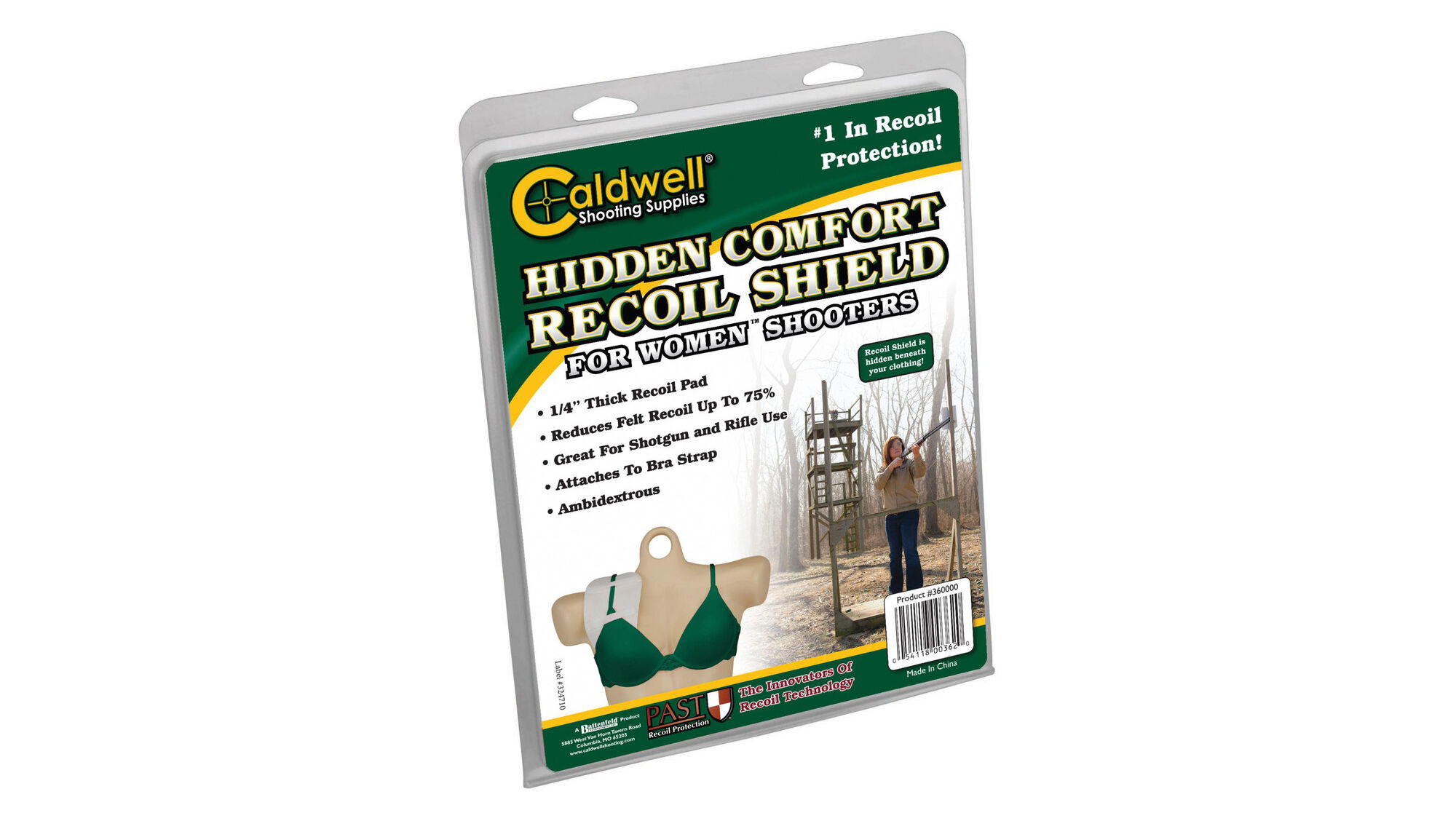 Hidden Comfort Recoil Shield for Women | Caldwell