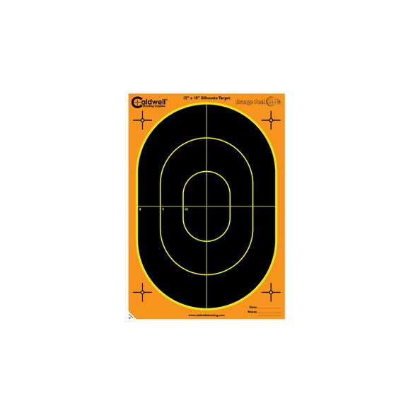 Orange Peel Oval Target 18" 100 sheets