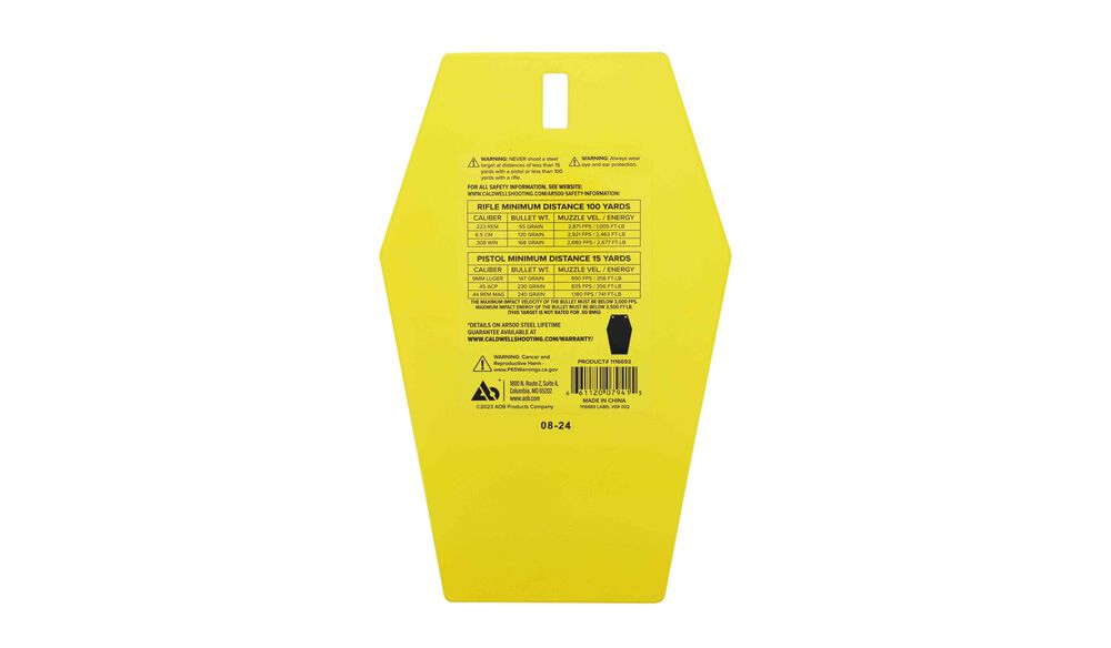 AR500 10" Coffin