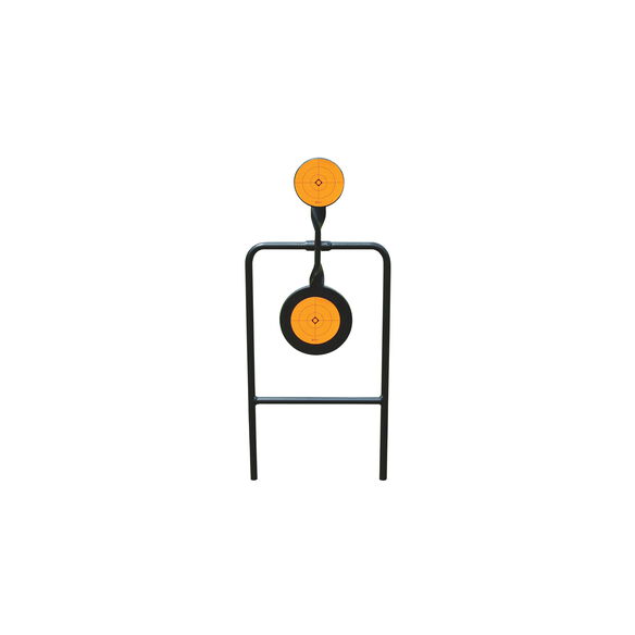 Double Spin Centerfire Handgun Swinging Target up to .44 mag