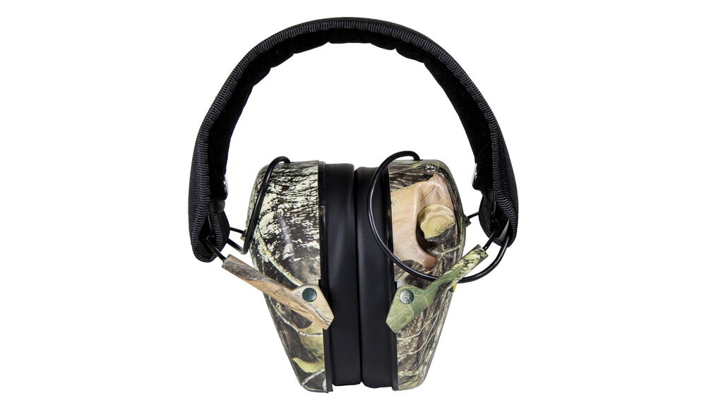 E-Max Low Profile Electronic Hearing Protection - Mossy Oak BU