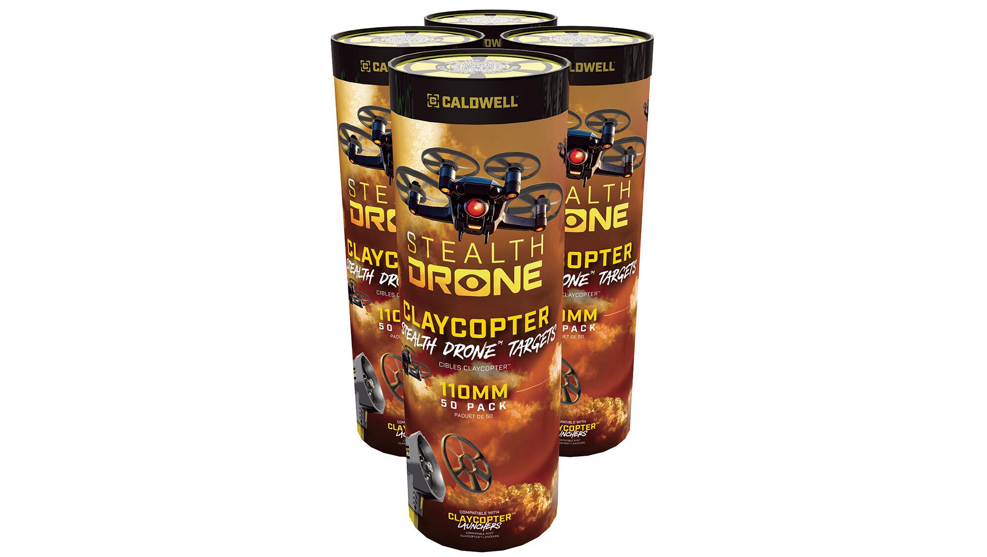 ClayCopter Stealth Drone™ 110mm Target 200 Pack | Caldwell