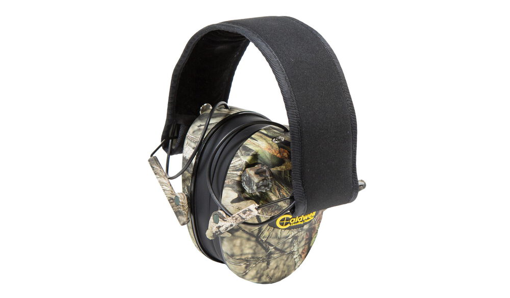 E-Max Low Profile Electronic Hearing Protection - Mossy Oak BU