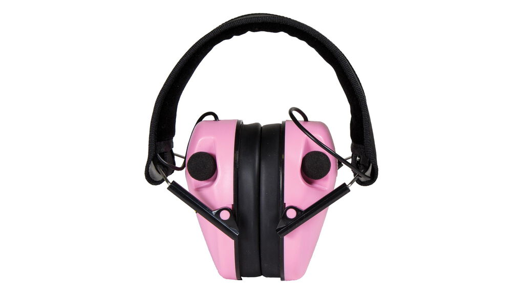 E-Max Low Profile Electronic Hearing Protection - Pink