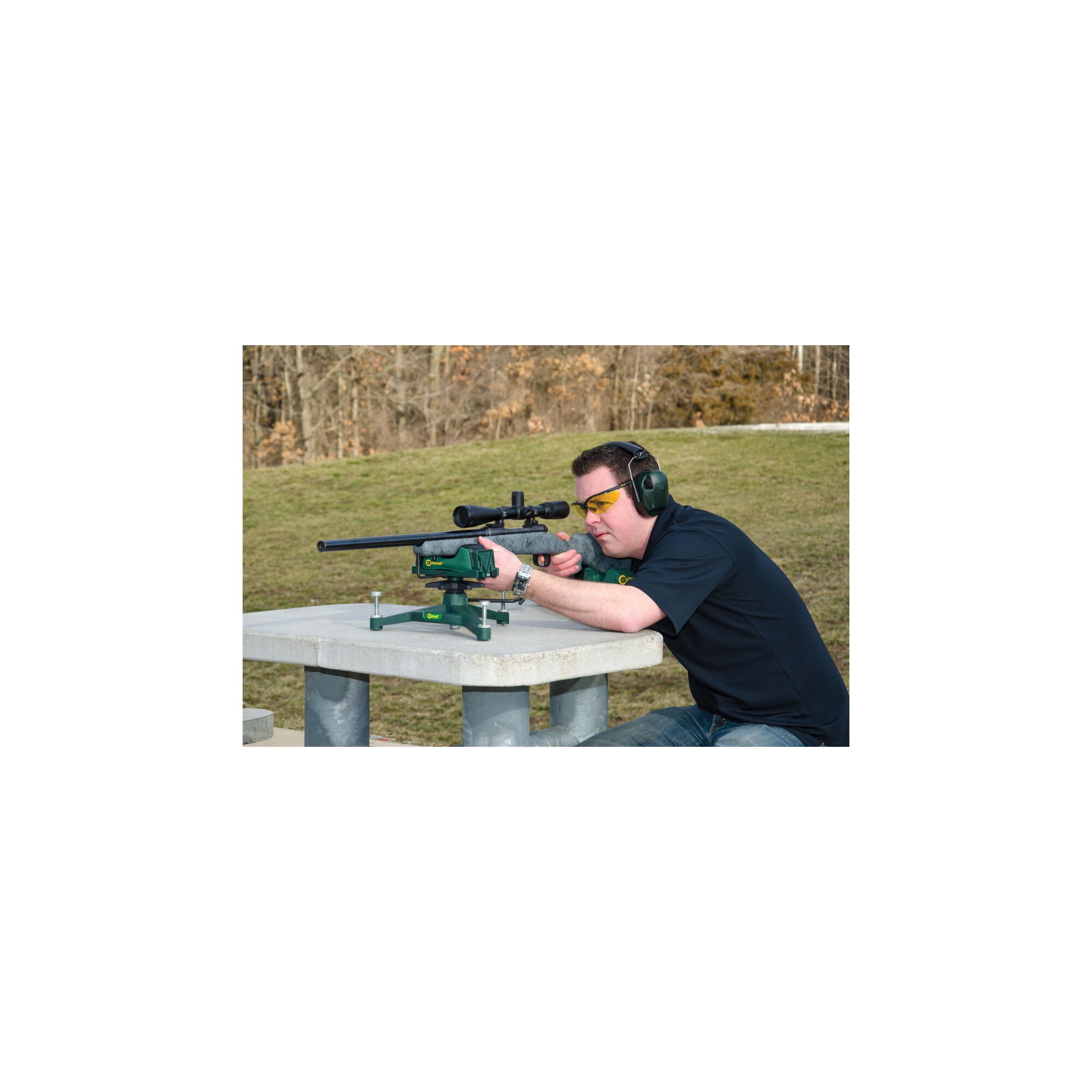 The Rock Dlx Shooting Rest and Rear Bag Combo | Caldwell The Rock Dlx Shooting Rest and Rear Bag Combo | Caldwell