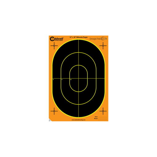 Orange Peel Oval Target 18" 5 sheets