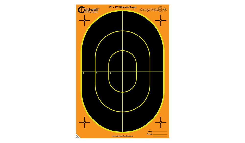 Orange Peel Oval Target 18" 5 sheets