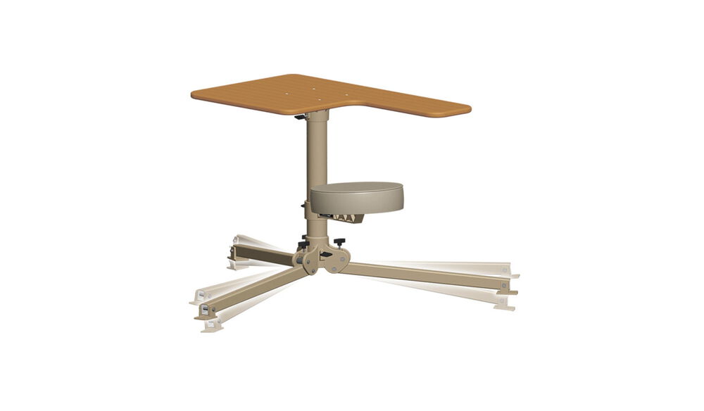 BR Pivot Shooting Bench, Butcher Block Top