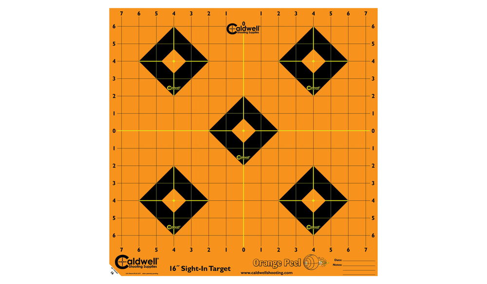 Orange Peel Sight-In Target: 16" 12 sheets