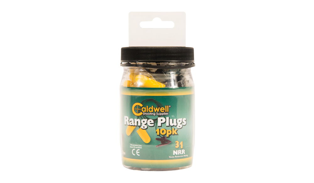Range Plugs with cord, 31 NRR, 10pk