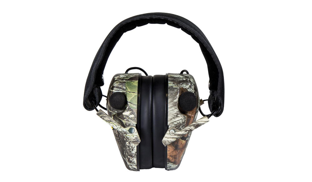 E-Max Low Profile Electronic Hearing Protection - Mossy Oak BU