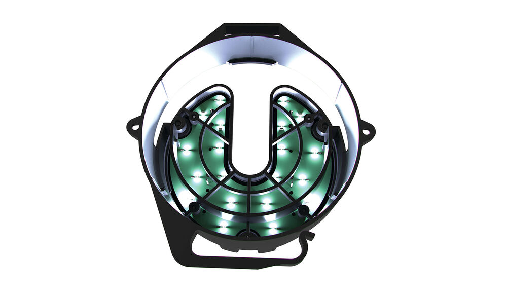 ClayCopter UFO&trade; Charger Target Dispenser With UV Lights