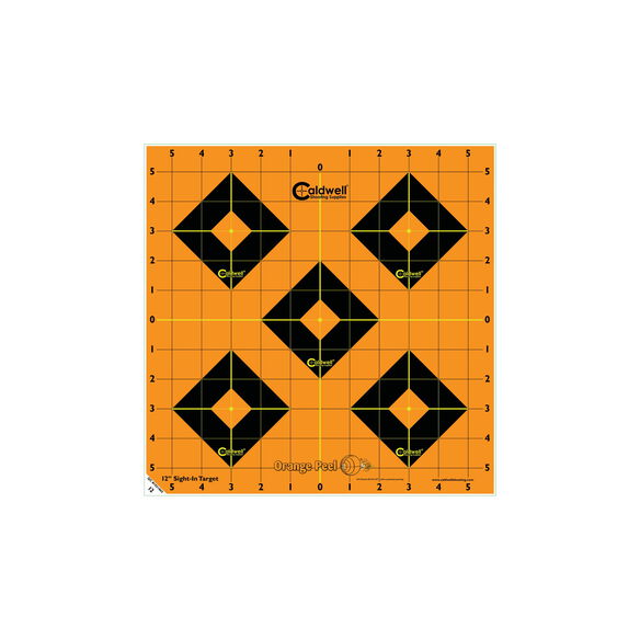 Orange Peel Sight-In Target: 12" 100 sheets