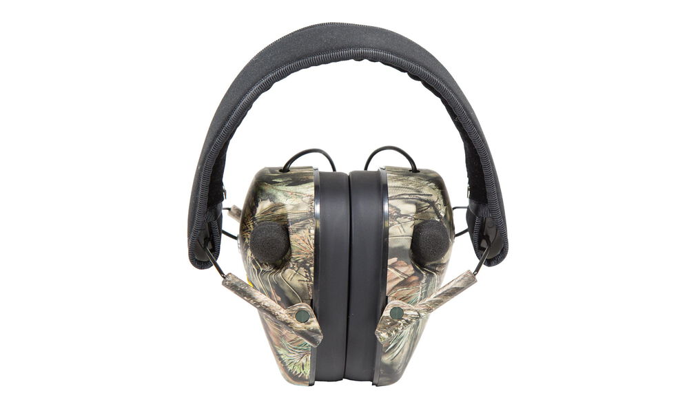 E-Max Low Profile Electronic Hearing Protection - Mossy Oak BU