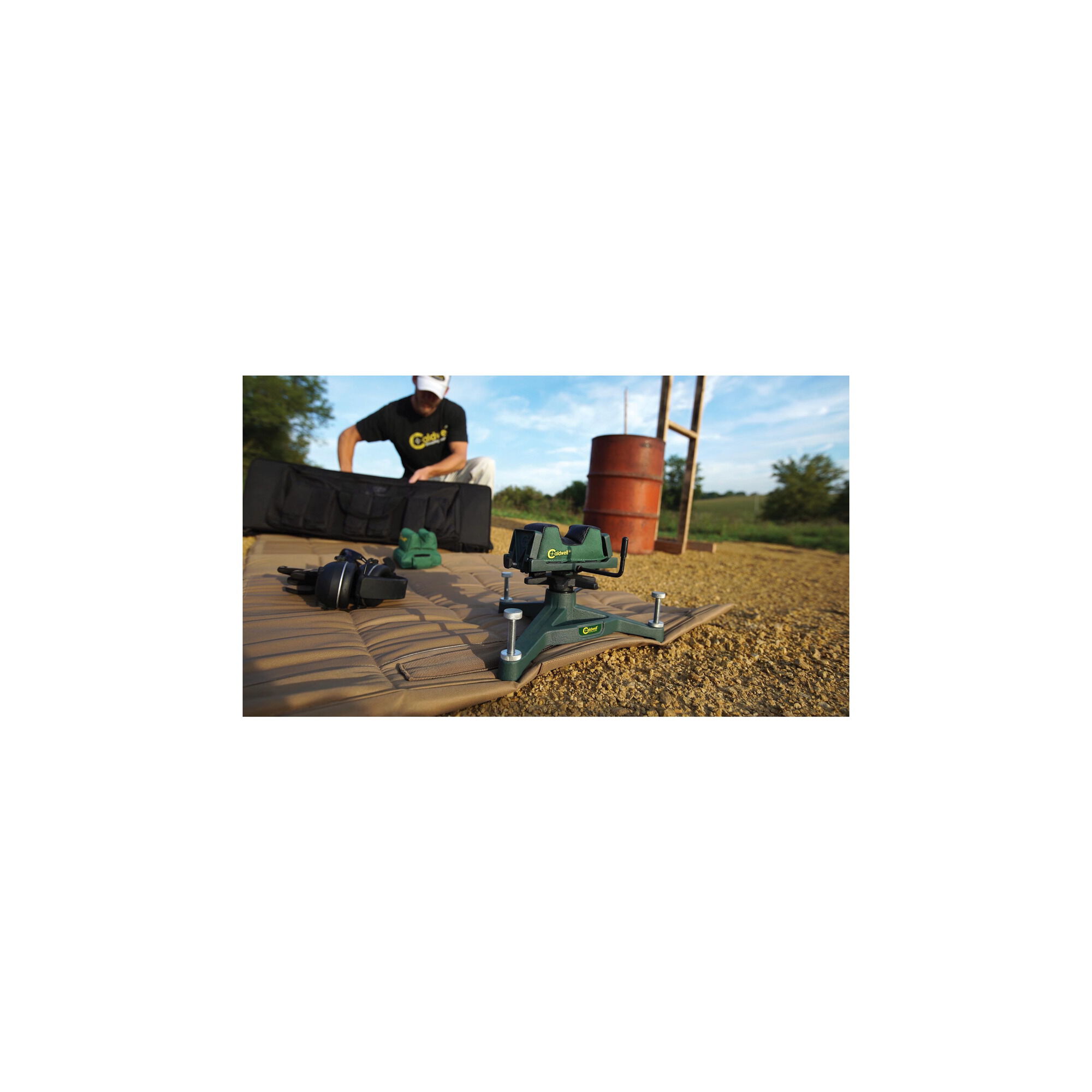 The Rock Dlx Shooting Rest and Rear Bag Combo | Caldwell