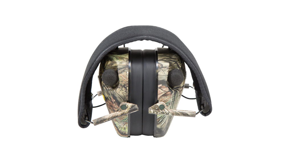 E-Max Low Profile Electronic Hearing Protection - Mossy Oak BU