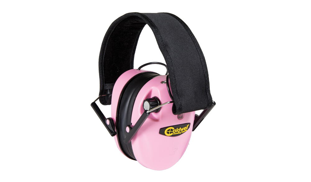 E-Max Low Profile Electronic Hearing Protection - Pink