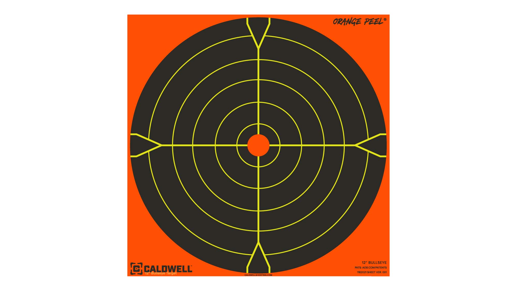Gen 2 Orange Peel 'Bullseye' Targets Caldwell